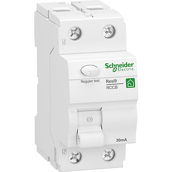 Schneider Electric Fehlerstrom-Schutzschalter 1P+N,40A,30mA R9R22240